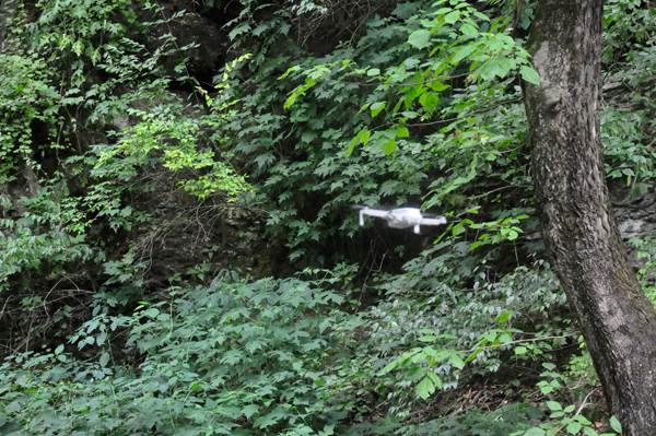 A drone was watching the Two RV Gypsies.